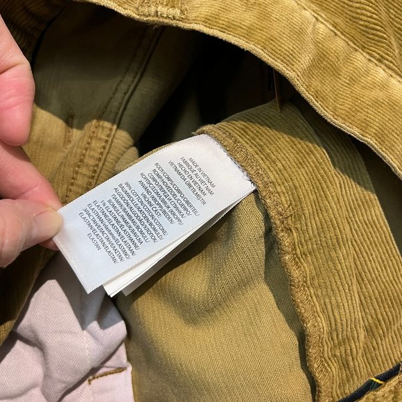 Polo Ralph Lauren Corduroy Varick Slim Straight Pants - Men's Size 38 X 30 - Picture 8 of 11